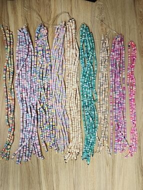 Lot Of 6mm Clay Polymwr/heishi Beads For Jewelry Making!!